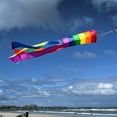thumbnail image 4 of In the Breeze 4847 — Rainbow Column Value Windsock, 33-Inch — Colorful Outdoor Hanging Decoration, 4 of 4