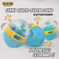 thumbnail image 3 of Bola dispensadora de golosinas Sniffiz Quacking Gooseegg para perros pequeños, 3 of 6