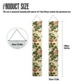 thumbnail image 7 of SEANATIVE Vintage Flower Door Banner 2 Piece Porch Sign Hanging Flag Porch Flags Holiday Home Party Deocrations Yard Front Door Decoration 12.6 x 70.8 Inch, 7 of 7