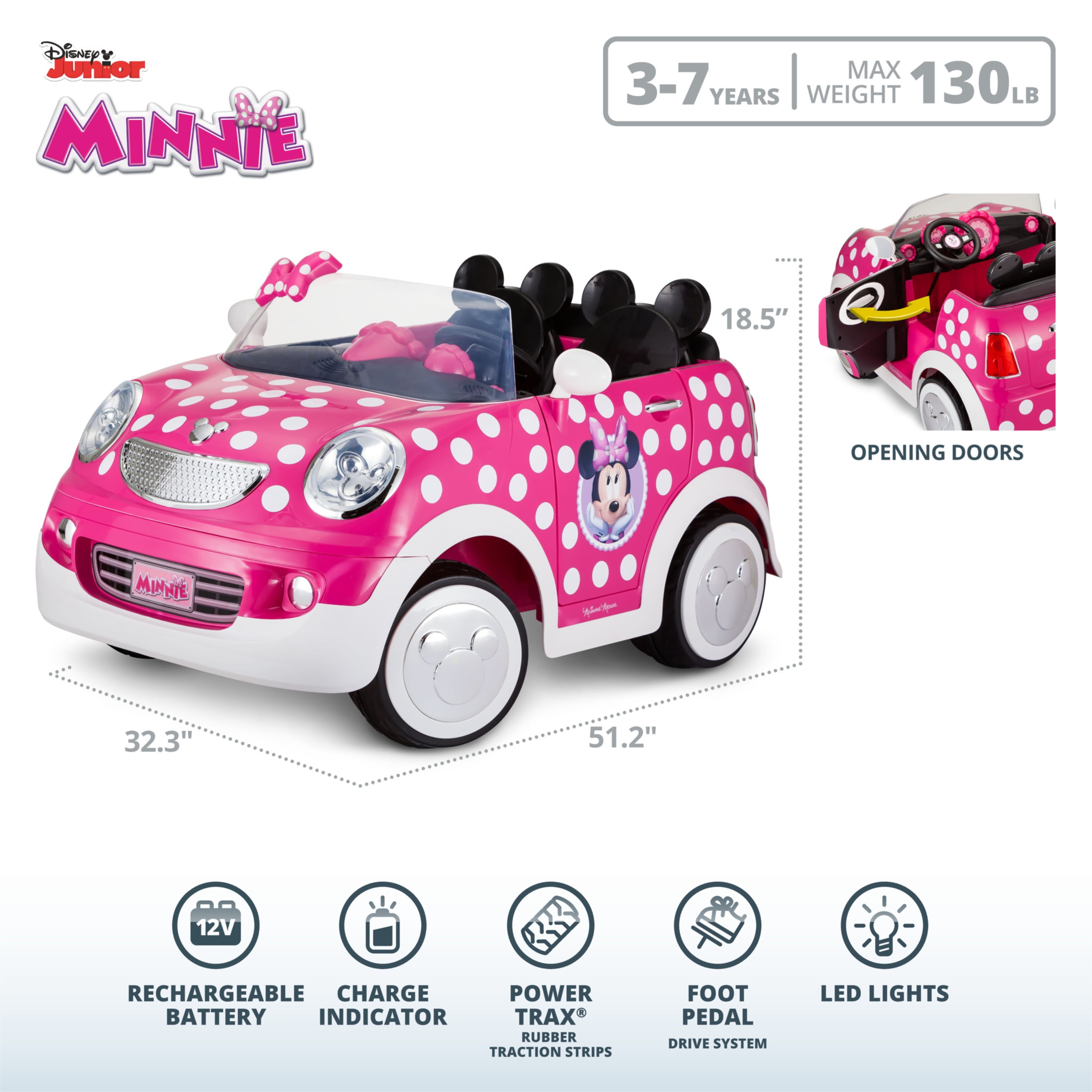 minnie mouse coupe car for sale