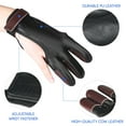 thumbnail image 3 of Gants de Tir à l'Arc Protecteurs à Trois Doigts Adaptés aux Arcs en Composé Recourbé, 3 of 8