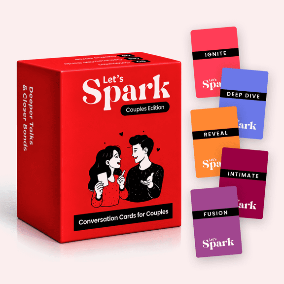 Let's Spark Couples Edition - Conversation Cards Game for Adults
