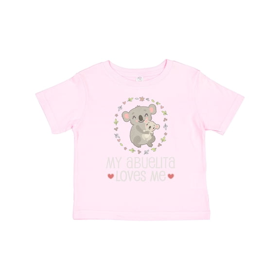 Inktastic My Abuelita Loves Me Girls Girls Toddler T-Shirt