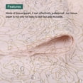 thumbnail image 4 of Uxcell Tissue Paper 27.5" x 19.7" Wrapping Paper Love Golden Rose Pink for Florist Bouquet Supplies,DIY Crafts 14 Pcs, 4 of 6