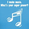 thumbnail image 3 of CafePress - I Make Music. Whats Your Super Power? T Shirt - Women's Traditional Fit Dark T-Shirt, 3 of 4