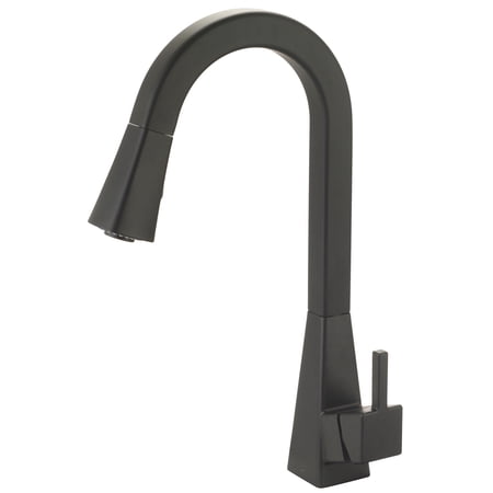 Olympia Faucets K-5060 I3 1.5 GPM Single Hole Kitchen Faucet - Black