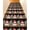 Black, variant on Christmas Stair Treads for Wooden Steps Indoor Runner Rug Carpet, Winter Snowman Snow Pine Tree Red Black Plaid 4 Pieces Peel and Stick Staircase Step Treads Covers Washable Throw Door Mats, 30"x8"