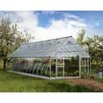 thumbnail image 4 of Palram - Canopia Balance 10' x 28' Polycarbonate/Aluminum Walk-In Greenhouse - Silver - with Roof Vents, 4 of 11