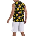 thumbnail image 2 of Naloa Daisies Flowers Basketball Jersey Reversible Men's Mesh Athletic Sports Shirts Training Practice S-4XLXX-Large, 2 of 6