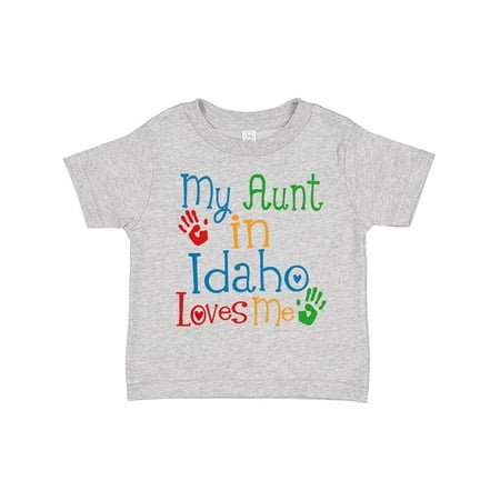 

Inktastic My Aunt in Idaho Loves Me Gift Toddler Boy or Toddler Girl T-Shirt