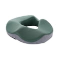 thumbnail image 2 of Cojín de asiento ergonómico Yinane de espuma viscoelástica gris claro 42 x 37,5 x 9,5 cm, 2 of 8