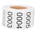 thumbnail image 6 of VORCOOL Number Marker Stickers Roll White Consecutive Adhesive Labels for Organizing, 6 of 8