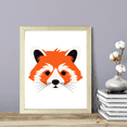 thumbnail image 3 of Designs ByLITA Red Panda, 8 x 10 Wooden Wall Print Animals (Framed) | Family Presents | Bedroom | Stylish Kindergarten Decor, 3 of 4