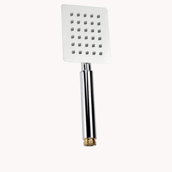 Shower Head Square Handheld Shower Head Stainless Steel Bath Shower Head Water Saving Round Hand Shower Showerhead