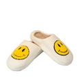 thumbnail image 3 of FLOOF Adult Fluffy Face Slippers in White, 42-43 EU, 3 of 5