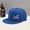 Blue, variant on Adjustable Flat Brim Hip Hop Baseball Cap Intricate Cross Print Retro Urban Fashion Headwear for Street Outdoor Sports