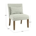 thumbnail image 5 of HomePop Parker Accent Chair and Pillow, 5 of 12
