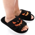 thumbnail image 6 of Creative Plush Warm Soft Fur Couple Slippers Silent Floor Slippers  Pumpkin Slippers Spooky Slides Shoes, 6 of 9