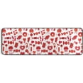 thumbnail image 5 of Dreamtimes Valentine Sweets Reddish Hallway Runner Rug 2'x6' Kitchen Rug with Rubber Backing Pink Heart Sweets Heart Non Slip Entryway Rug Runner Soft Area Rug for Hallway Bedroom Kitchen, 5 of 6