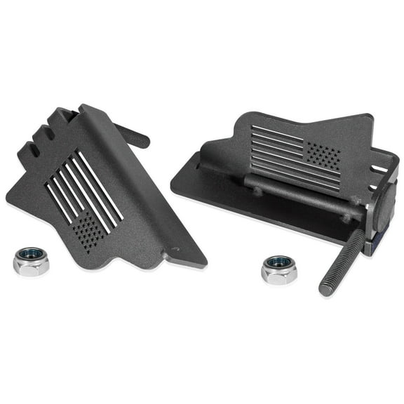 2 PCS Metal Front Door Foot Pegs Rest Pedals Fit for Jeep Wrangler JK JL 07-2020