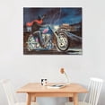 thumbnail image 6 of David Mann Motorcycle Art Gnghost Rider Prints Poster (32) Picture Print Canvas Poster Wall Paint Art Posters Decor Modern Home Artworks Gift 08x10inch(20x25cm), 6 of 6