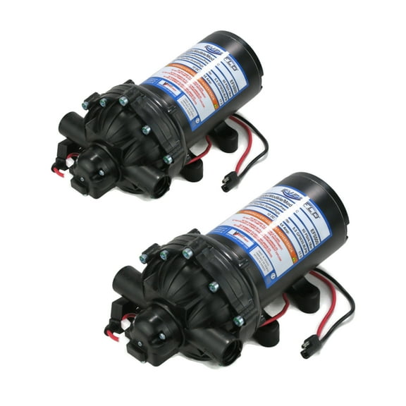 OEM (2 Pack) Everflo 5.5 GPM, 12 Volt, Diaphragm Pump EF5500, EF5500-BOX, EF5500BOX