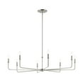 thumbnail image 5 of 52521PN Kichler Lighting Pallas - 8 Light Chandelier-16.75 Inches Tall and 52 Inches Wide-Polished Nickel Finish, 5 of 10