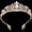 Gold, variant on Mygeromon Crystal Tiara Gold Princess Crown for Women Girls Birthday,Wedding,Christmas Gifts