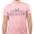 thumbnail image 2 of Skyline Bogota Colombia Shirt Unisex Large Pink, 2 of 5