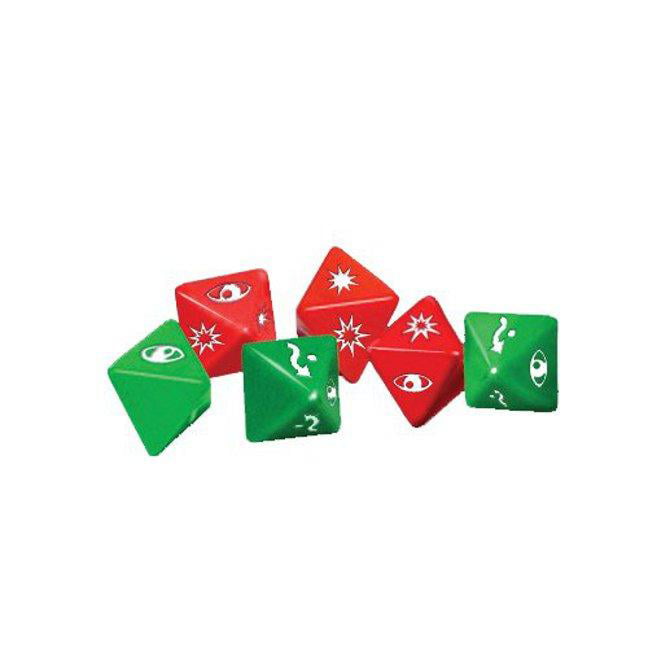 STAR WARS X-WING MINIATURES GAME DICE PACK attack dice & defense dice green red