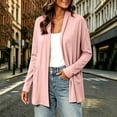 thumbnail image 2 of BUIGTTKLOP Womens Lightweight Cardigans Soft Open Front Cardigan Loose Casual Light Jackets Long Sleeve Cover up for Layering Work Travel, 2 of 8