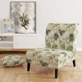 thumbnail image 2 of Designart "Impression Of Tropical Palms I" Green Tropical Upholstered Accent Chair - Tropical Arm Chair For Bedroom, 2 of 5