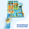 thumbnail image 3 of Bounce House, SaveJoy Inflatable Water Slide Bounce House with Blower, Outdoor Toys Water Park with Extended Slide for Kids Toys for Backyard, 3 of 7