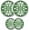 Celtic, variant on Electric Stove Burner Covers - Protect Stovetop - Set of 4, 10 and 8 inches -Blue Birds Electric Stove Covers