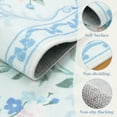 thumbnail image 4 of Wonnitar Floral 5'x 7' Area Rug for Nursery, Cute Bow Accent Rugs for Kids Room, Washable Non Slip Soft Low Pile for Bedroom, Playroom, Living Room, Vanity, Blue, 4 of 8