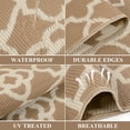 thumbnail image 6 of MeyJey Outdoor Rug, 5'x8' Reversible Waterproof Area Rug, Plastic Mat for RV Patio Camping, Brown/Beige, 6 of 11