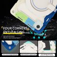 thumbnail image 2 of FJLBDE Case for Honor Pad X9a/X9 Pro 11.5 Inch with 360 Kickstand, Shoulder Strap Carrying Protective Cover, Multicolor Blue, 2 of 6