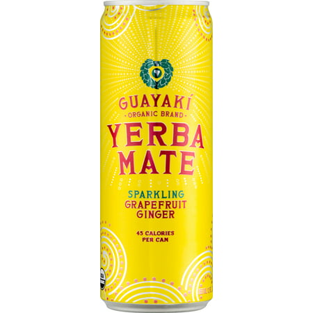 Guayaki Yerba Mate, Guayaki Organic Brand Yerba Mate Sparkling Grapefruit
