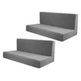 thumbnail image 2 of Fundas para asientos de vehículos recreativos, fundas para cojines de , fundas para bancos, protectores de muebles para sofá, 2 piezas , Gris, 2 of 8