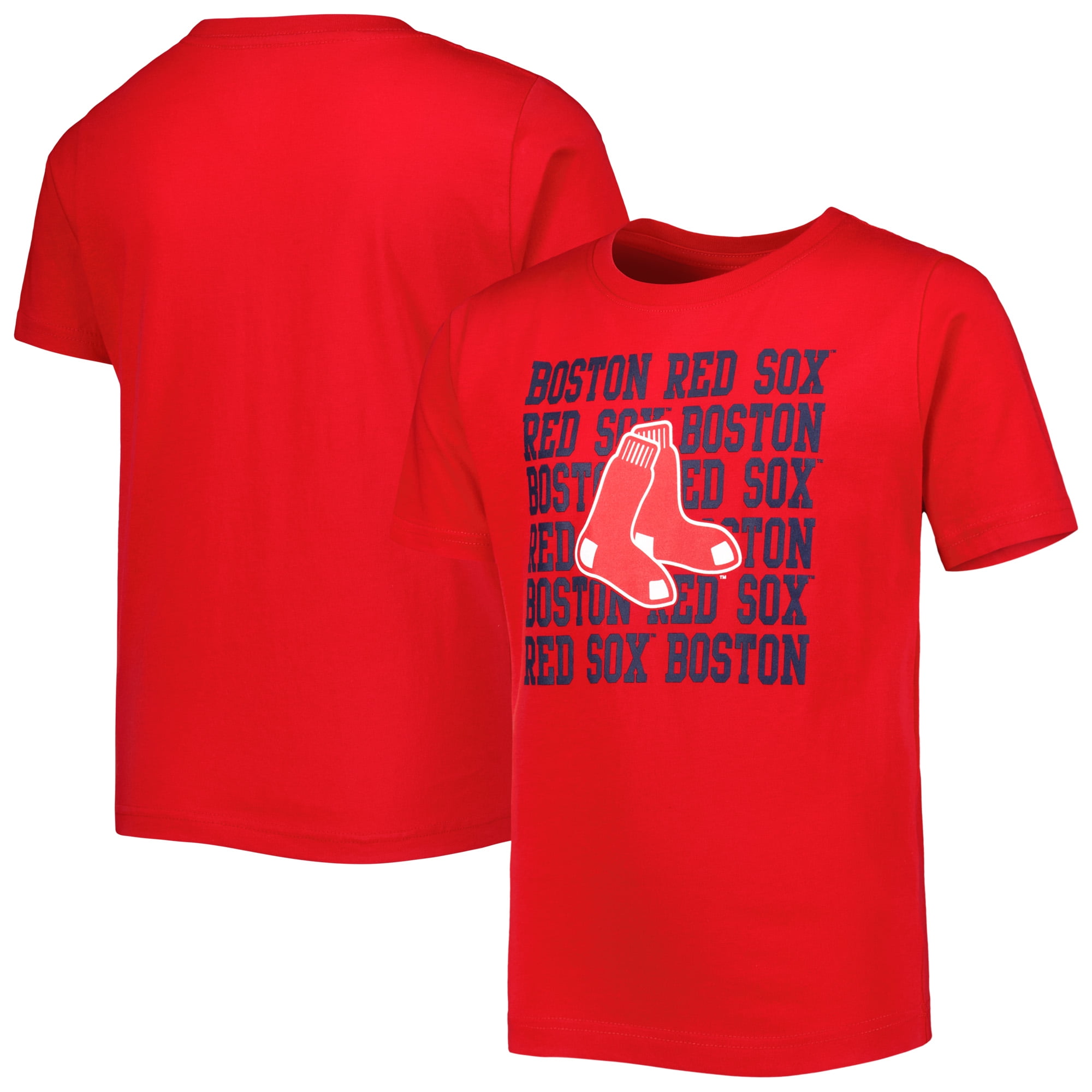 Youth Red Boston Red Sox Repeat Logo TShirt