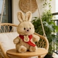 thumbnail image 4 of Easter Bunny Table Decor Rabbits Stuffed, Easter Bunny Ornament Statues for Home Decor, Easter Office Decor Bunny Easter Room Decor(1pc), 4 of 6