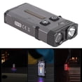 thumbnail image 1 of Luz de Linterta Recargable RGB Colorida 1100 LM Luz de Emergencia Portátil en Miniatura Con Clip de Espalda Magnética para actividades en el Hogar y Al Aire Libre, 1 of 7