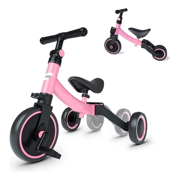 Triciclo 3 en 1 para Niños Multifuncional Bicicleta de Equilibrio con Pedales