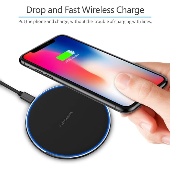 Wireless Charger for iPhone 14 13 12 11 X Pro Max & Apple Watch - Charging Station for iPhone