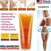 Ultrasonic Massage RF Cavitation Body Slimming Gel Skin Lifting Tighten 300g Package 3PCS Model:RF Slimming Gel(Brown)