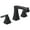 Matte Black, variant on Delta 3564-Mpu-Dst Ashlyn 1.2 GPM Widespread Bathroom Faucet - Black