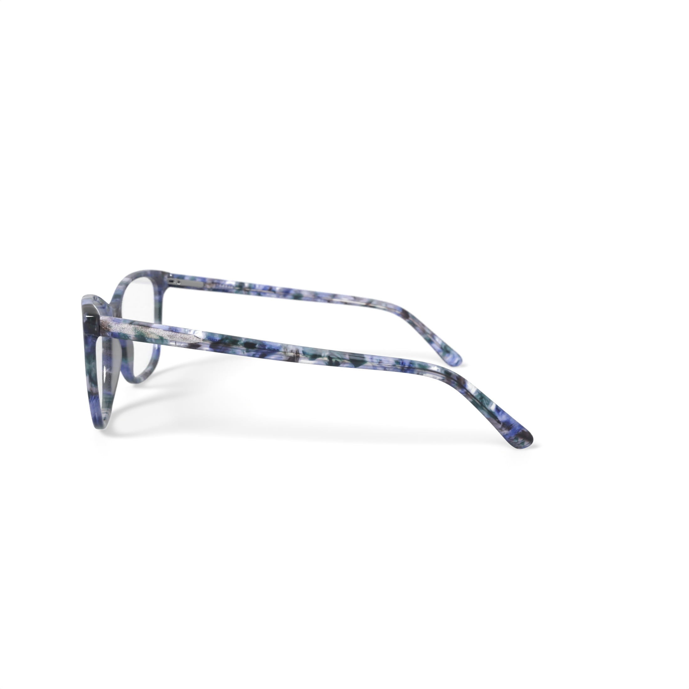 Walmart Women's MV024 Cheryl Square Prescription Eyeglasses with Case, White Tortoise
