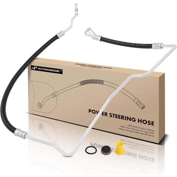 A-Premium Power Steering Pressure Hose Line Assembly Compatible with Chevrolet Trailblazer, Trailblazer EXT & GMC Envoy, Envoy XL, Envoy XUV & Buick Rainier & Isuzu Ascender & Oldsmobile & Saab