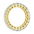thumbnail image 2 of 2.2 Carat Prong Set Diamond Eternity ring in 14K Yellow Gold (Ring Size 4.5), 2 of 4