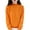 Orange Womens Pullover Top, variant on Boho Sweaters for Women Dressy Cable Knit Jacquard Top High Neck Soft Cozy Shirt Crewneck Pullover Sweaters